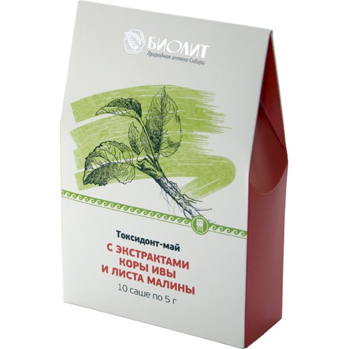 Купить Токсидонт-май с экстрактами коры ивы и листа малины  г. Грозный  