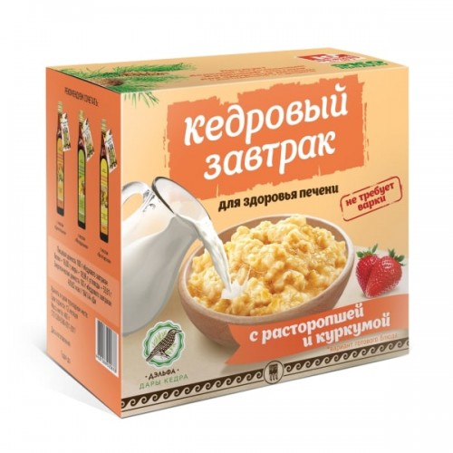 Завтрак кедровый для здоровья печени с расторопшей и куркумой  г. Грозный  